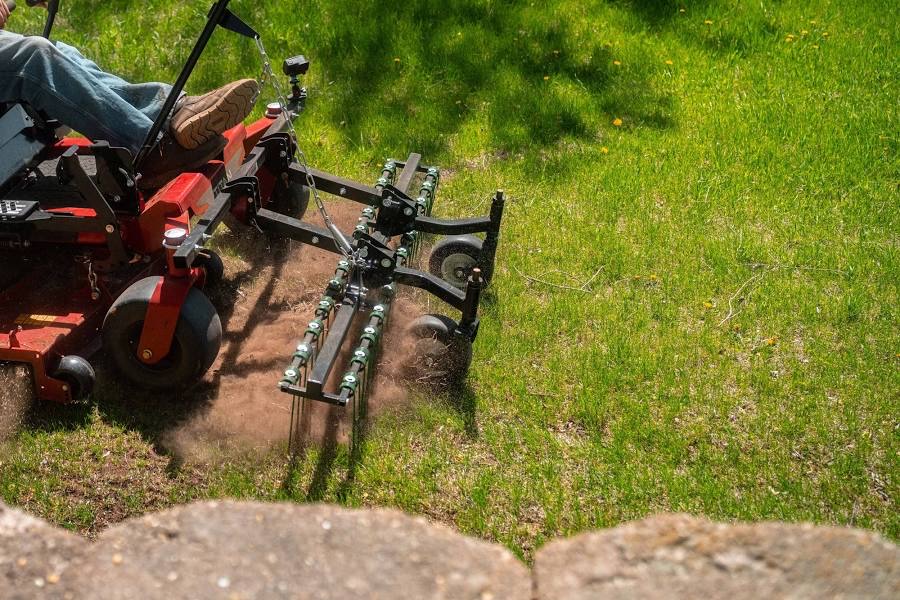 Professional Lawn Dethatching in Houston